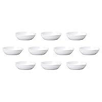 Set of 10, Stack Series, 6.3 inches (16 cm) Stacked Au Gratin, White | Au Gratin Dish [6.2 x 5.7 x 1.7 inches (15.9 x 14.5 x 4 cm)