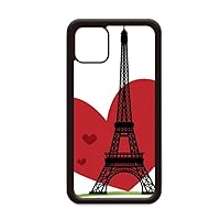 Love Heart Eiffel Tower France Landmark for Apple iPhone 11 Pro Max Cover Apple Mobile Phone Case Shell