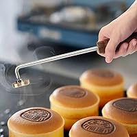 Custom Cake Wood Branding,Personalized Iron Burning Stamp Heating Molding Baking Cake Tool for Wood Meat Burger Bread Stamping