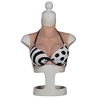 Silicone Breast Cotton Filled B Cup Artificial Breast Enhancer Transvestite Breasts Realistic Breastplate Silicone Filling for Prosthesis Enhancer Drag Queen 1 Ivory