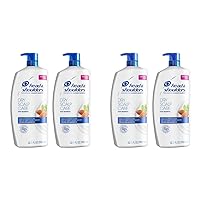 Head and Shoulders Shampoo, Daily-Use Anti-Dandruff Paraben Free Treatment, Dry Scalp Care with Almond Oil, 32.1 fl oz, Twin Pack (Pack of 2)