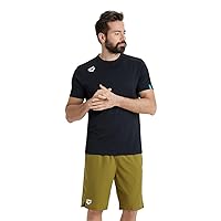 ARENA Team Unisex Solid T-Shirt Short Sleeve Crew Neck Regular Fit Workout Top Men's and Women's Quick Dry Active Tee