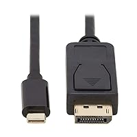 Tripp Lite USB C to DisplayPort Adapter Cable Bi-Directional 4K M/M 10ft (U444-010-DP-BD)