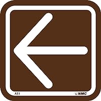 AS1 National Marker Left Arrow Architectural Sign