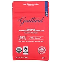 Guittard, Organic 74% Chocolate Baking Wafers, 12 Ounce
