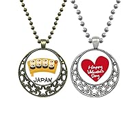 Traditional Japanese Sushi set Pendant Necklace Mens Womens Valentine Chain