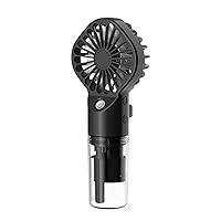 Handheld Misting Fan Portable Water Spray Fan 4 Adjustable Speed Quiet Cooling Pocket Fan For Women Men Portable Water Spray Fan Usb Rechargeable Handheld Fan