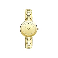 Movado Women's 0606816 Sapphire Gold-Plated Stainless Steel Watch