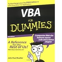 VBA For Dummies (For Dummies (Computer/Tech)) VBA For Dummies (For Dummies (Computer/Tech)) Paperback
