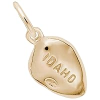 Rembrandt Charms Idaho Potato Charm, 10K Yellow Gold