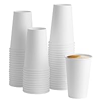 Comfy Package [16 oz. - 100 Count White Paper 350gsm Hot Coffee Cups