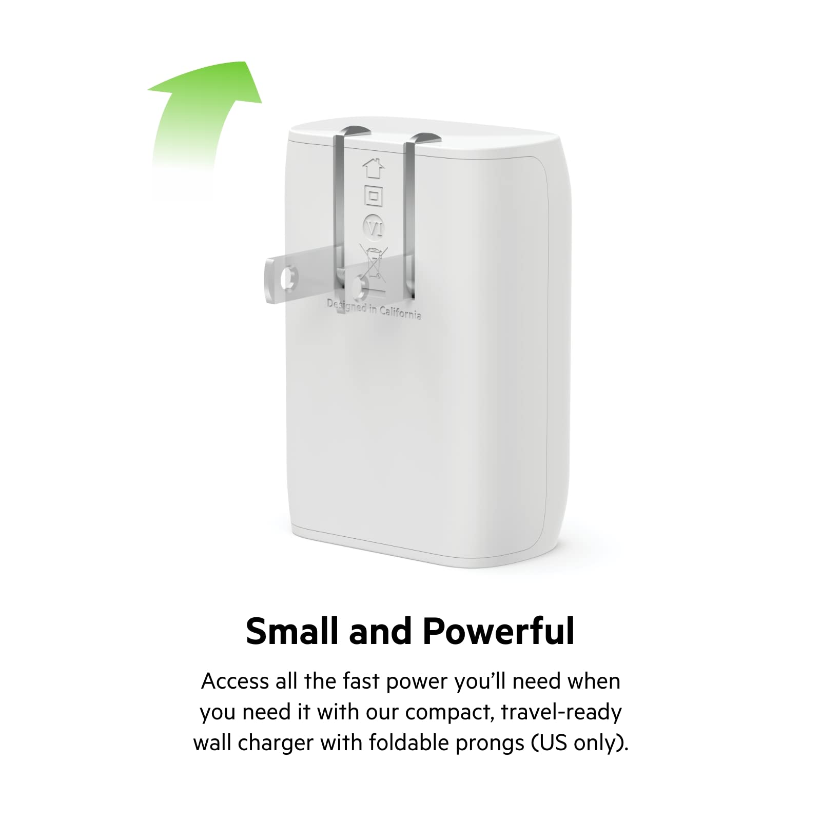 Belkin 30 Watt USB C Wall Charger - USB Type C Charger Fast Charging for Apple iPhone 14, 14 Pro, 14 Pro Max, 13, 13 Pro, 13 Pro Max, Galaxy S21 Ultra, iPad, AirPods & More - USBC Charger (2-Pack)