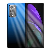 Compatible with Samsung Galaxy Z Fold 2 Case Painted Glass Mobile Phone Cover For Samsung Galaxy Z Fold2 5G Luxury Plating frame Luxury Case (18)