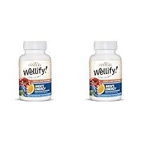 Wellify Men's Energy Multivitamins with Minerals, 65 Count (Pack of 2)