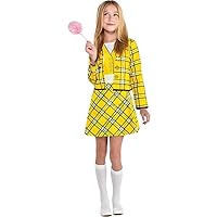 Party City Cher Halloween Costume for Girls, Clueless, Includes Dress and Pen