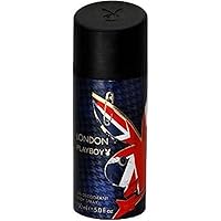 Playboy London Deodorant Spray for Men, 5 Ounce