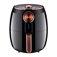 Hot Air Fryer Oil Free Electric Hot Air Fryer - 45 L - 1400 W- 360° Air Circulation Technology - French Fries - Oven - Easy to Clean - Black