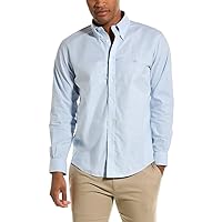 Brooks Brothers Men's Non-Iron Stretch Oxford Sport Shirt Long Sleeve Solid