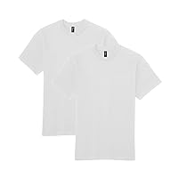 Gildan Hammer T-Shirt, Style GH000, White (2-Pack), Large