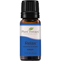 Plant Therapy Relax Essential Oil Blend 100% Pure, Undiluted, Natural Aromatherapy, Therapeutic Grade 10 mL (1/3 oz)