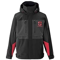 Striker Men's Adrenaline Durable Breathable Waterproof Outdoor Fishing Rain Jacket with Adjustable Hood & Reflective Elements