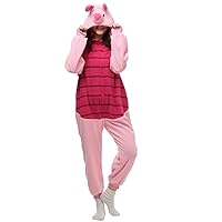 ZKomoL Adult Onesie Costumes Unisex Christmas Party Pajamas for Women Cosplay Sleepwear
