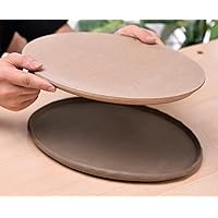 ClayTools Ceramic Forming Mold Pottery Tools Ceramic Plate Forming Mold Handbuilding Dish Plate Press Mold Slump and Hump Mold - (M) Circle 30cm/12inch