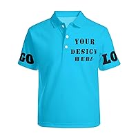 Polo Shirts for Men Customize Your Logo Personalized Golf T Shirts Multi-Color 4 Sides Short Sleeve for Sports