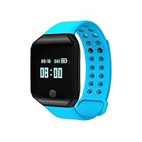 Smart Watch Z66 Heart Rate Blood Pressure Monitor (Blue/United States)