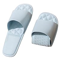 Travel Slippers for Women and Men, Portable Foldable Slippers with Storage Bag, Soft Comfy Non-Slip Quick Dry House Bathroom Shower Shoes Spa Gym Swimming Beach Sandals