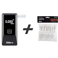 70 Evidential Model Specification Compliant Breathalyzer + 20 Free Mouthpieces Bundle