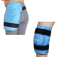 REVIX XL Knee Ice Pack Wrap Around Entire Knee After Surgery and Cold Pack for Hip Replacement