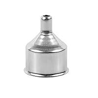 Stainless Steel Mini Funnels Multi-Purpose Small Funnels for Drinking Liquor Flask, Essential Oil Bottle, Spice Powder Homemade Make-Up Fillers Silver, Pack of 1