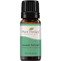 Plant Therapy Sweet Fennel Essential Oil 10 mL (1/3 oz) 100% Pure, Undiluted, Therapeutic Grade
