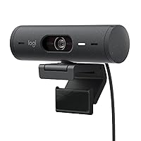 Logitech Brio 500 Webcam 4 MP 1920 x 1080 Pixels USB-C Graphite, W128163427 (1080 Pixels USB-C Graphite)