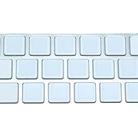 Blank Keyboard Stickers Non Transparent White Background