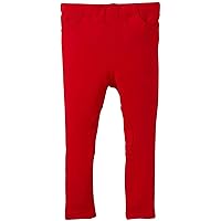 Egg by Susan Lazar Baby Girl's Ponte Pull On Pant - Red - 18 Months