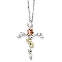 Black Hills Sterling Silver Cross Necklace