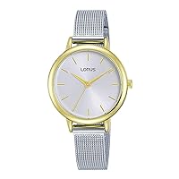 Lorus Ladies Watch with White Dial and Silver Mesh Strap RG250NX9