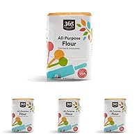 365 by Whole Foods Market, All Purpose Flour, 80 Ounce (Pack of 4)
