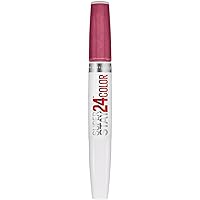 Super Stay 24, 2-Step Liquid Lipstick Makeup, Long Lasting Highly Pigmented Color with Moisturizing Balm, Timeless Rose, Pink, 1 Count