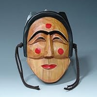 Hand Carved Traditional Korean Decorative Mask Tal Dance Play Wooden Wall Decor Plaque Art Mask Wood Hanging Asian Mask (Hahoe Woman-Brown)
