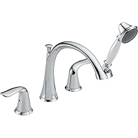 Delta Faucet T4738 Lahara Roman Tub with Handshower Trim, Chrome 4.00 x 9.00 x 20.00 inches