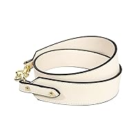 Purse Straps Replacement Crossbody Adjustable Shoulder Strap Bag Strap Handbags Replacement Belts Gold Clasp Ivory
