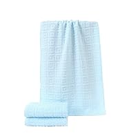Cotton Towel Adult Soft Absorbent Towels Bathroom Sets Towel Towels for Home (Color : Black)