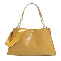 PU Solid Color Fashionable and Simple Large Capacity Tote Bag Casual and Versatile Shoulder Bag Underarm Bag 2024