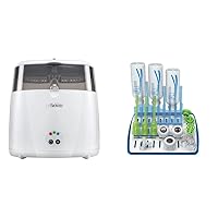Dr. Brown’s Deluxe Electric Sterilizer for Baby Bottles and Other Baby Essentials & Dr. Brown’s Folding Baby Bottle Drying Rack for Easy Storage, Dry Nipples