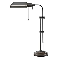 CAL BO-117TB-DB Traditional One Light Table Lamp from Pharmacy Collection in Bronze/Dark Finish, 16.00 inches, 4.3x22.5x17.3