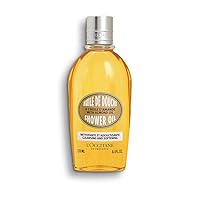 L'OCCITANE Cleansing & Softening Almond Shower Oil, Oil-to-Milky Lather, Softer Skin, Smooth Skin, Cleanse Without Drying, With Almond Oil