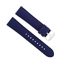 Ewatchparts 22MM RUBBER DIVER WATCH BAND STRAP COMPATIBLE WITH BULOVA 96C121 MARINE CHRONOGRAPH BLUE